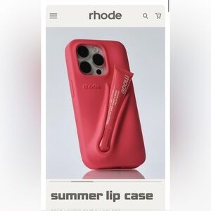 RHODE PHONE CASE & LIP TINT NWT (14 Pro Max)